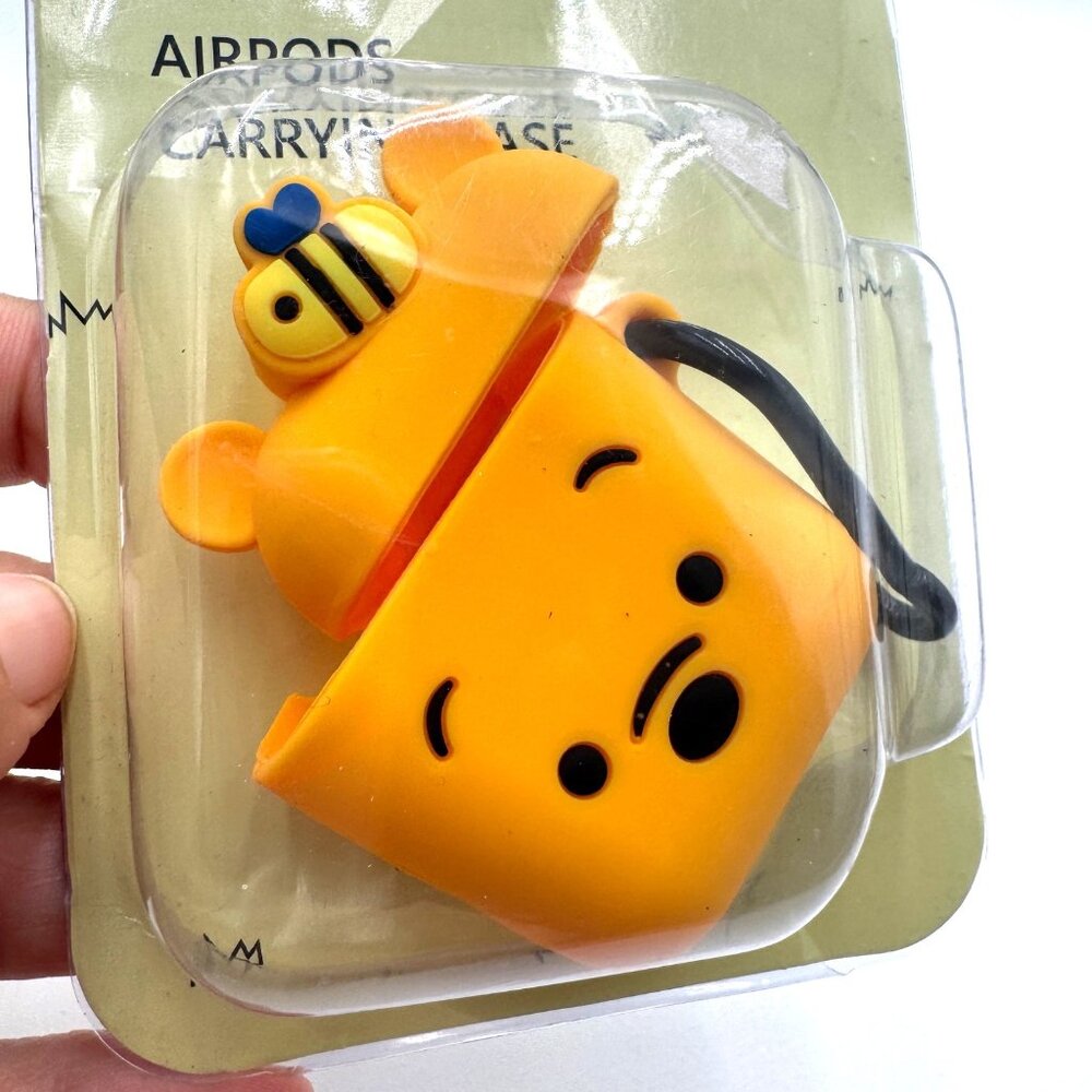 AirPods Case Cute Cartoon 3D, Silicone Protective Shockproof Earbuds Case Cover